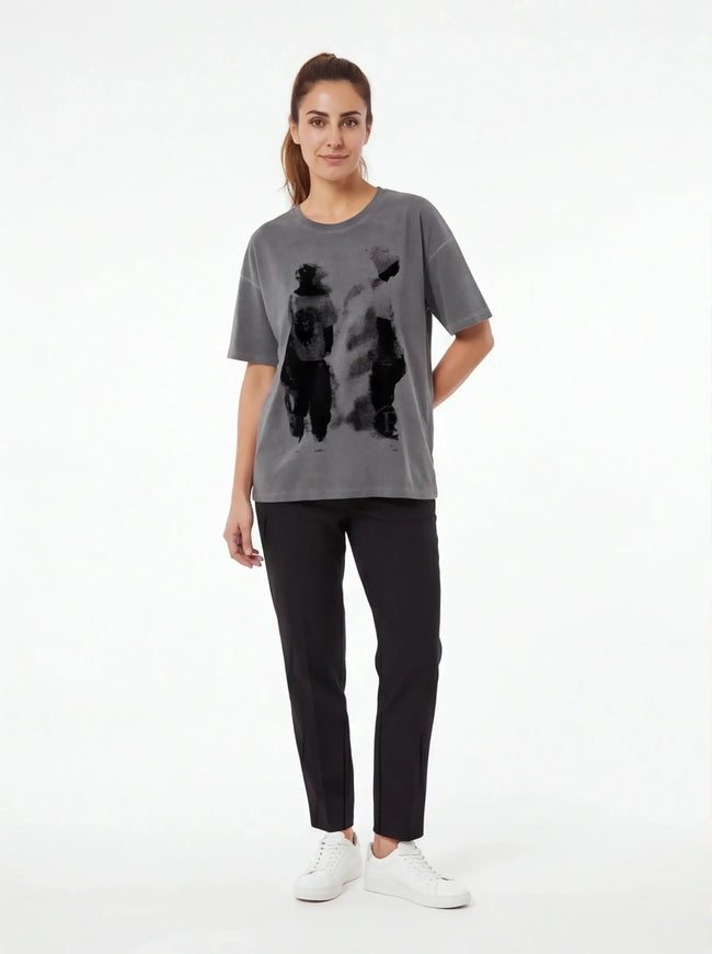 Essential T-Shirt – from Combed Cotton for an Urban Aesthetic