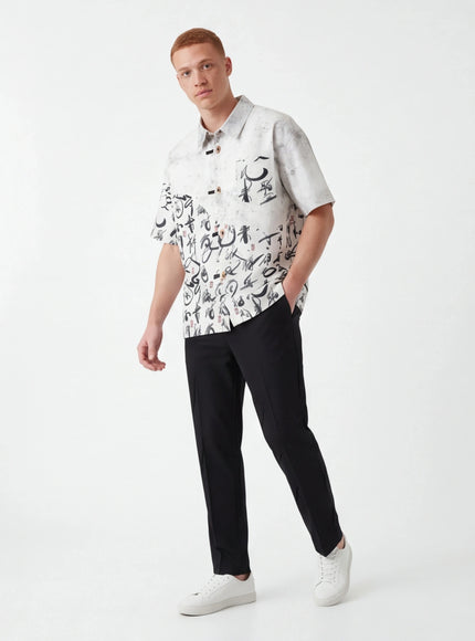 Oversized T-Shirt – aus luxuriösem Twill für absoluten Komfort