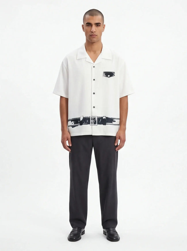 Camisa Oversized – con Tela de Alto GSM y Estética Moderna