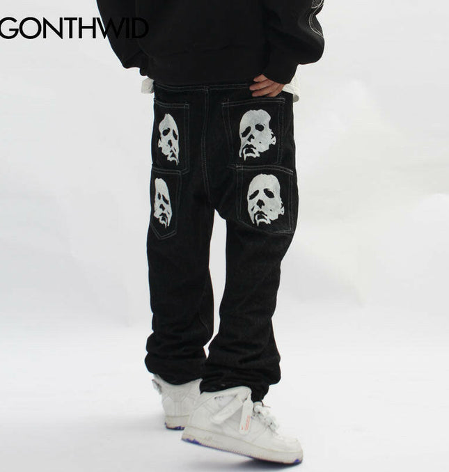 Men's Graphic Print Baggy Jeans at €81.99