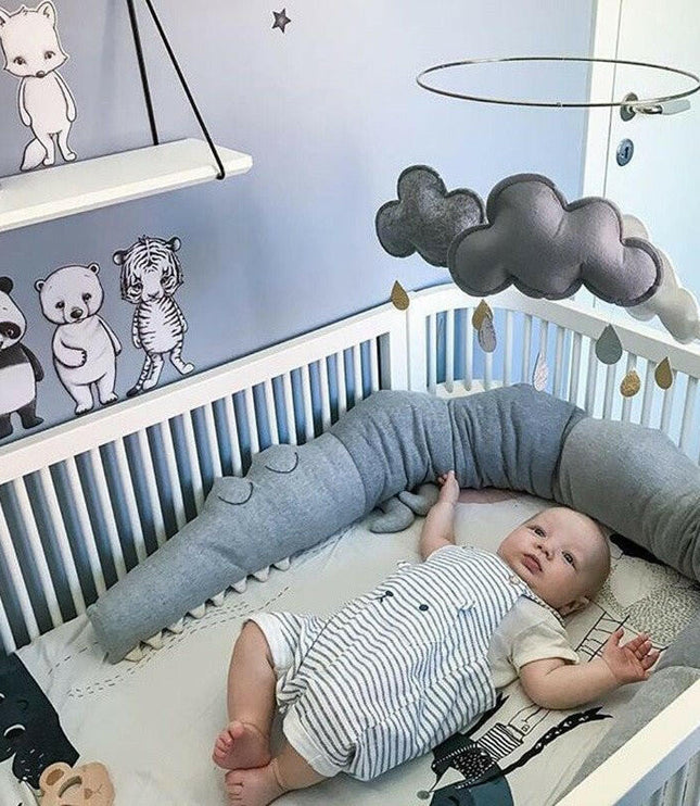Baby Bedding Cartoon Baby Crib Bumper Pillow Infant Cradle Kids Bed Fence Baby Decoration Room Accessories - GrozavuShop