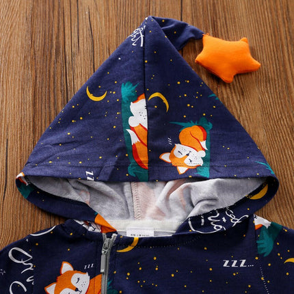 Baby Cotton Hooded Jumpsuit at €21.99