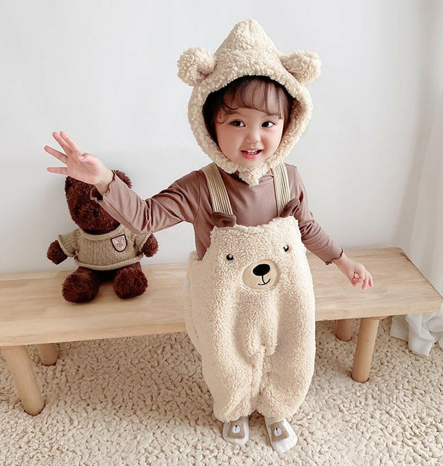 Baby Bear Plus Velvet Jumpsuit at €31.99