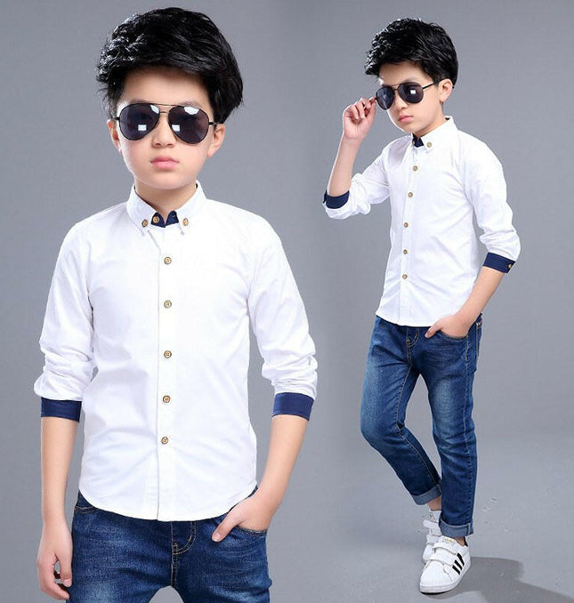 Big Boys Slim Thin White Shirt at €72.99