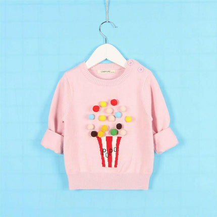 Baby Girls Balls Knitted Sweater at €28.99