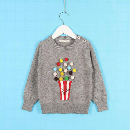 Baby Girls Balls Knitted Sweater at €28.99