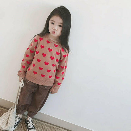 Baby Girls Balls Knitted Sweater at €23.99