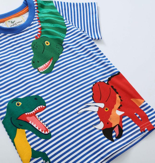 Children's Dinosaur Cartoon Short Sleeve T-Shirt at €20.99