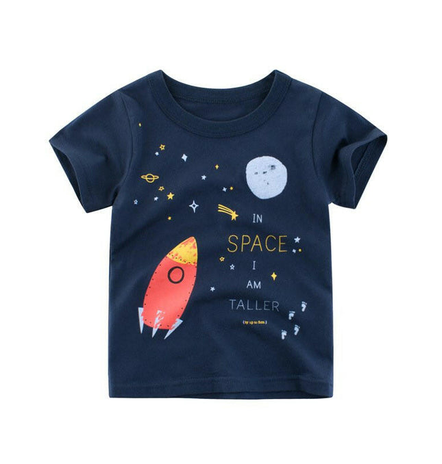 Children's Rocket Print T-Shirt at €11.99