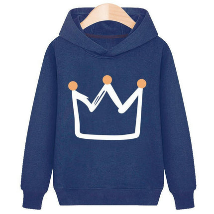 Crown Hooded Plus Velvet Sweatshirt at €93.99