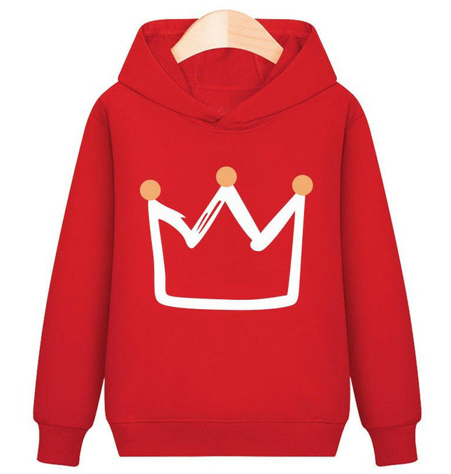 Crown Hooded Plus Velvet Sweatshirt at €93.99