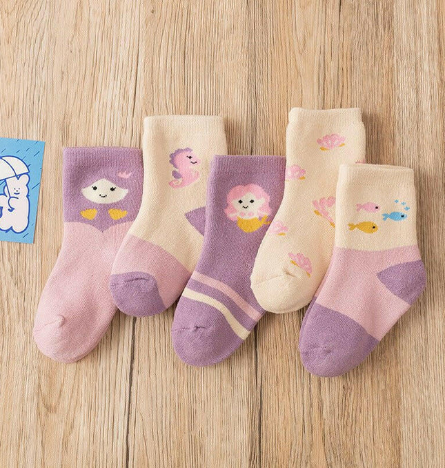 Kids' Cartoon Plush Terry Socks at €15.99