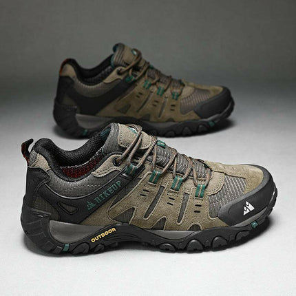 Durable Suede Leather Men's Hiking Shoes for Outdoor Adventures at €71.99