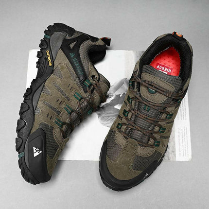 Durable Suede Leather Men's Hiking Shoes for Outdoor Adventures at €71.99