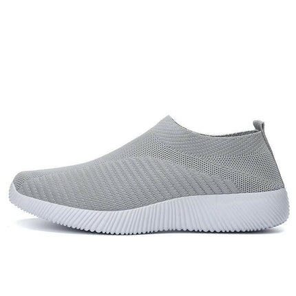 High-Quality Vulcanized Women's Sneakers: Comfortable Slip-On Flats for Walking at €21.99