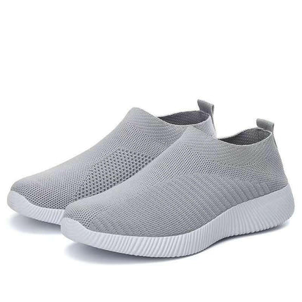 High-Quality Vulcanized Women's Sneakers: Comfortable Slip-On Flats for Walking at €21.99