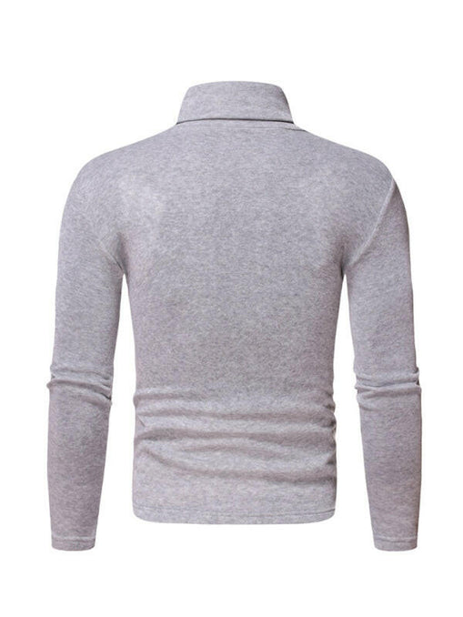 Men's fleece pullover turtleneck knitted top at €57.99