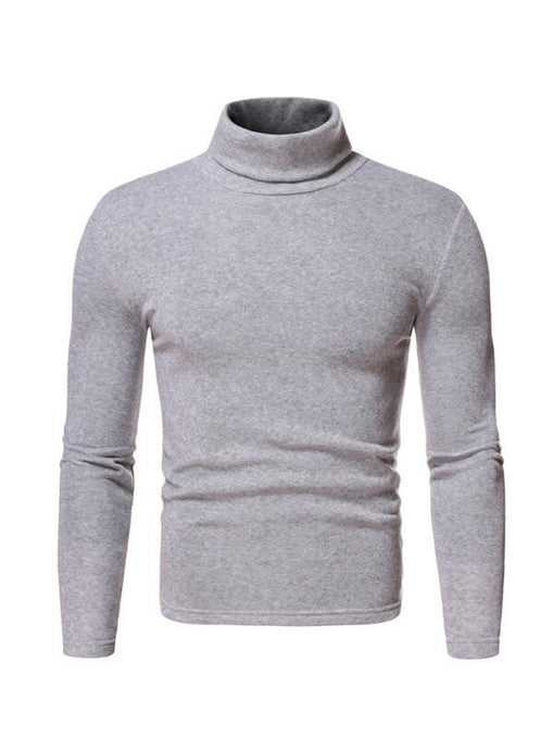 Men's fleece pullover turtleneck knitted top at €57.99