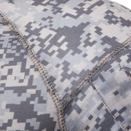 Men's Military Field Outdoor Elastic Fitness Camouflage Long Sleeve Zipper Pocket T-Shirt at €41.99