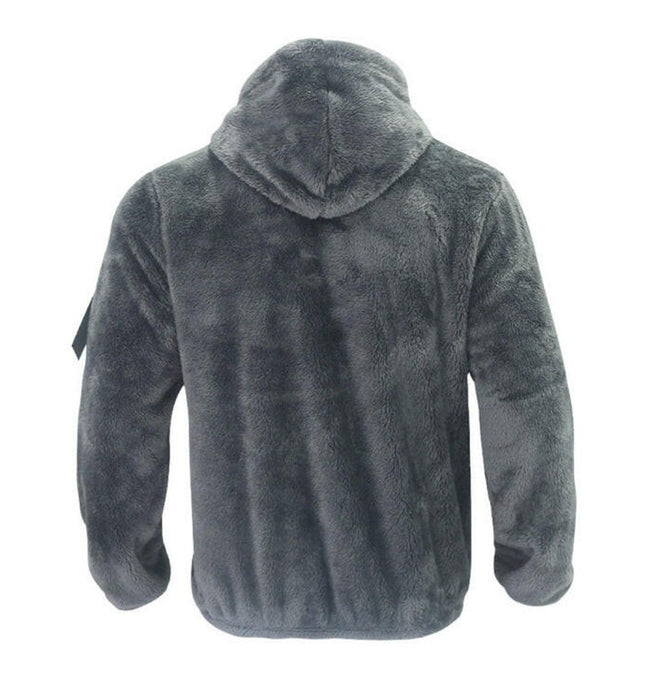 Men's warm jacket, loose hooded casual jacket at €57.99