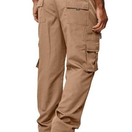 Men's Casual Multi-Pocket Loose Straight Cargo Pants at €26.99