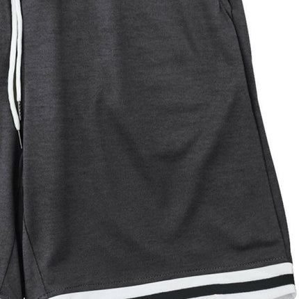 Men's lapel short -sleeved shorts two -piece sports casual set at €40.99