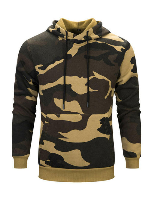 Men's casual camouflage print fashion hooded sweatshirt at €37.99