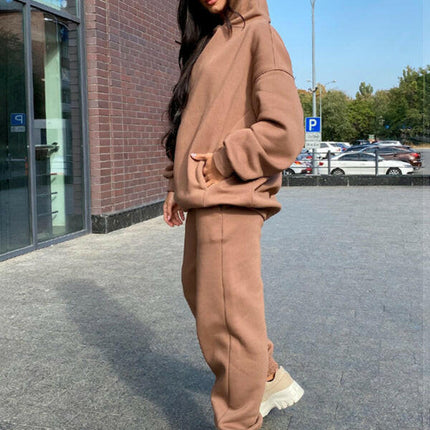 Women's casual hooded sweatshirt two-piece set at €42.99