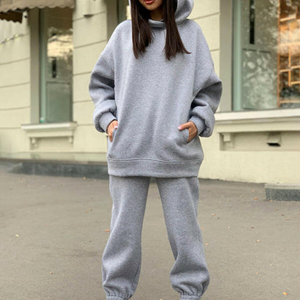 Women's casual hooded sweatshirt two-piece set at €42.99