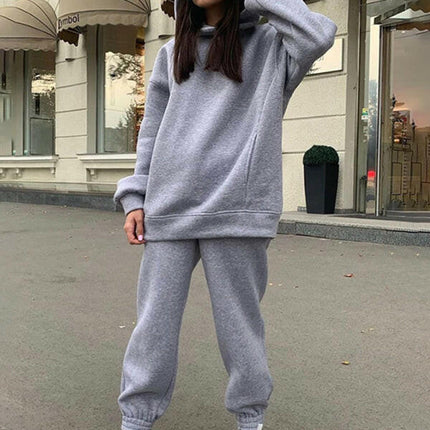 Women's casual hooded sweatshirt two-piece set at €42.99