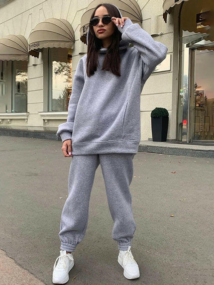 Women's casual hooded sweatshirt two-piece set at €42.99