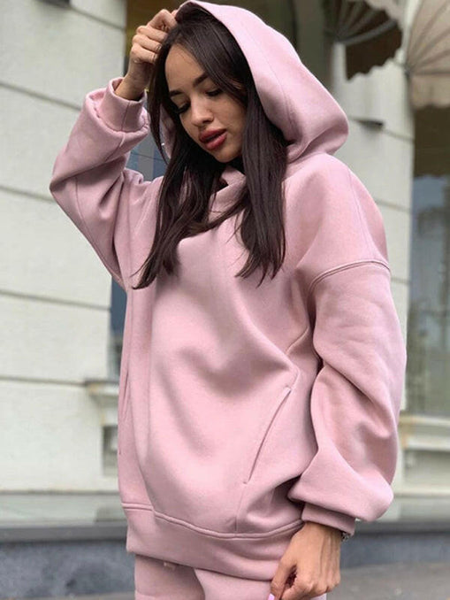 Women's casual hooded sweatshirt two-piece set at €42.99