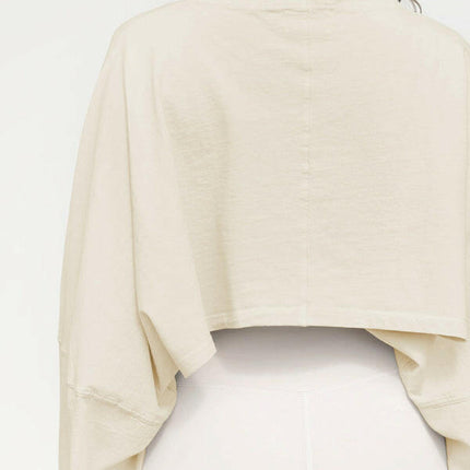 Women's loose round neck high waist sweatshirt at €31.99