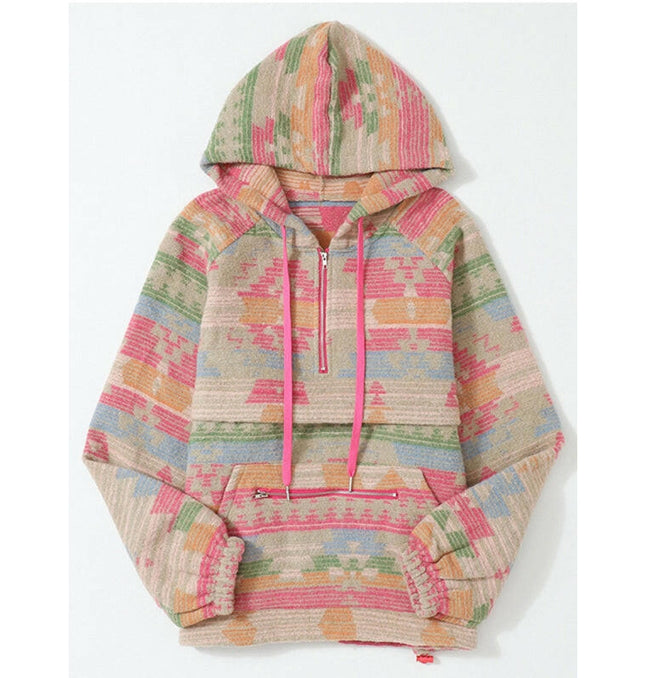 women's hooded abstract pattern sweatshirt at €114.99