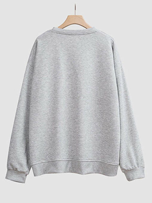 Women's wholesale round neck casual pattern sweatshirt at €20.99