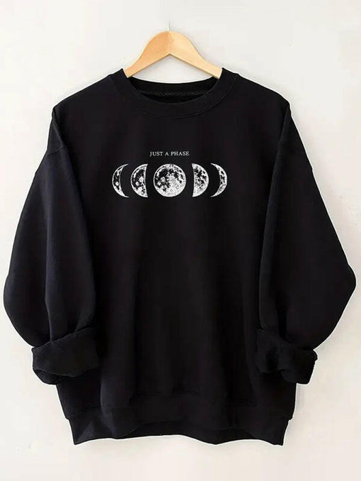 Women's wholesale round neck casual planet pattern sweatshirt at €59.99