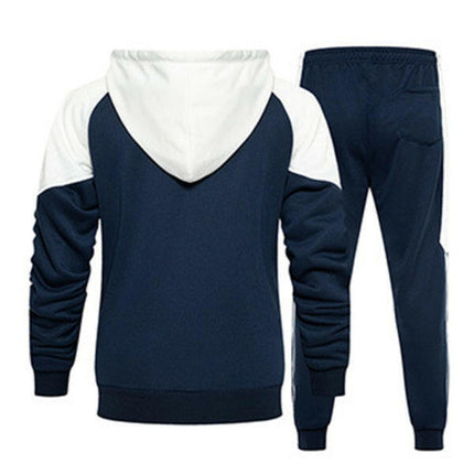 Men's casual fashion hooded zipper sweatshirt and pants two-piece set at €81.99