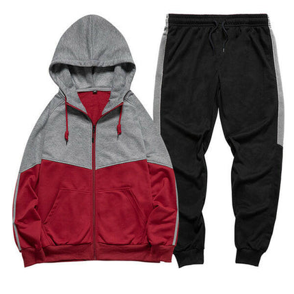 Men's casual fashion hooded zipper sweatshirt and pants two-piece set at €81.99