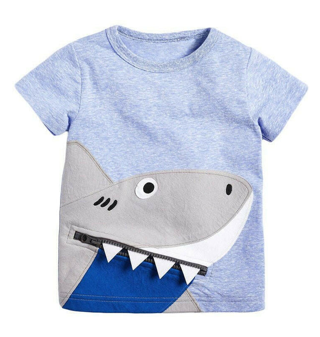 Knitted Cotton Short Sleeve Boy's T-Shirt at €28.99