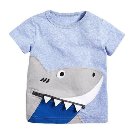 Knitted Cotton Short Sleeve Boy's T-Shirt at €28.99