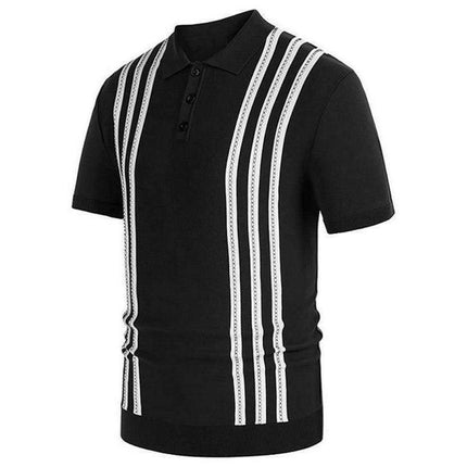 Men's Stripe Short Sleeve Polo Shirt at €19.99