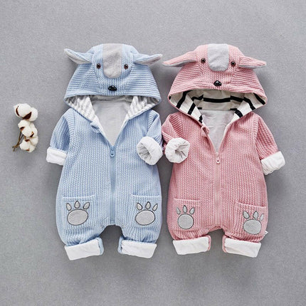 Baby Knitted Climbing Romper at €28.99