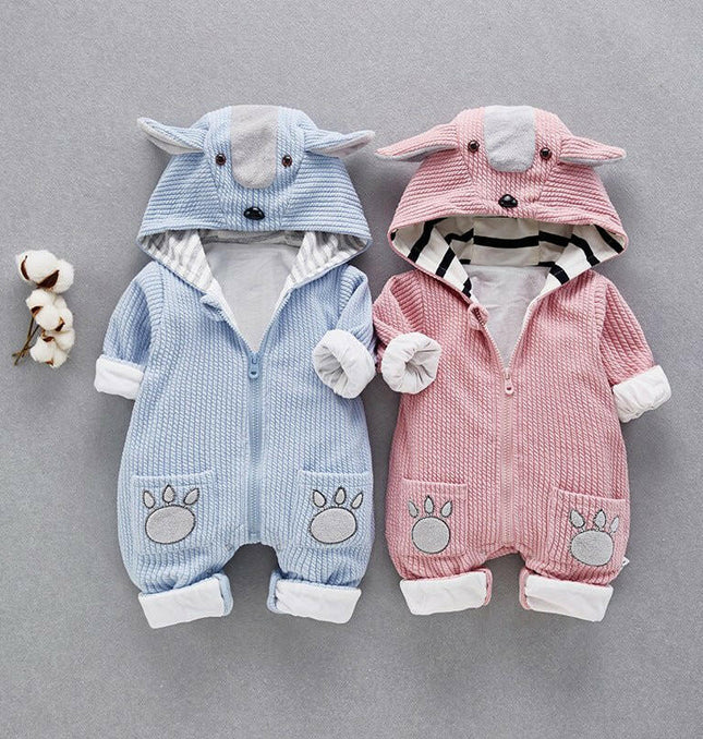 Baby Knitted Climbing Romper at €28.99