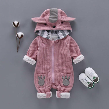 Baby Knitted Climbing Romper at €28.99