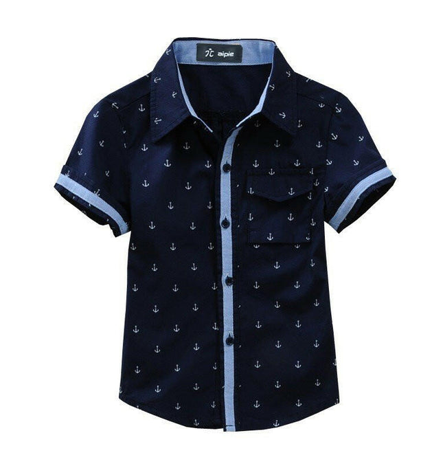 Printed Cotton Middle-Aged Boys' Shirts at €39.99