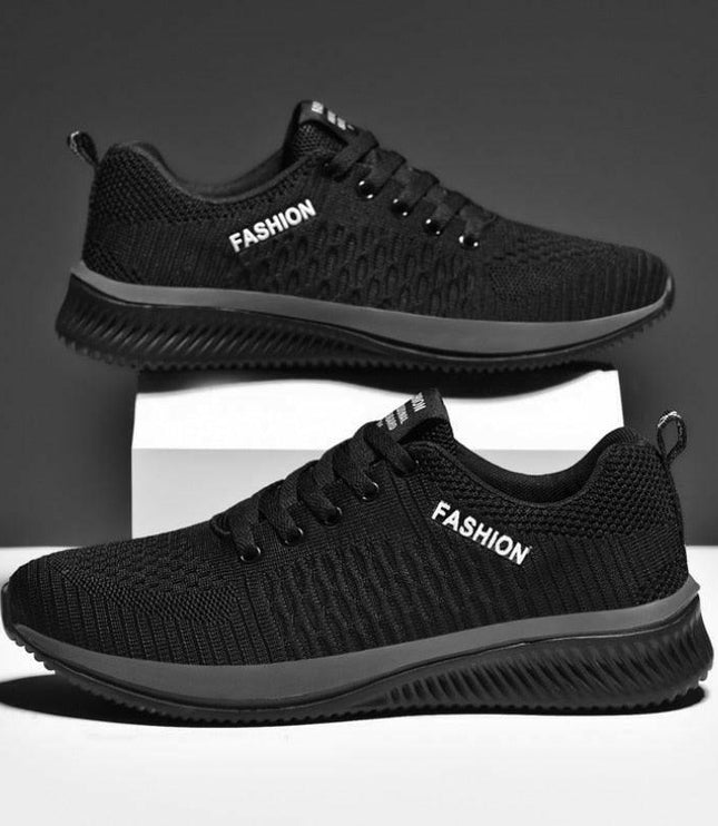Stylish Mesh Men's Sneakers: Lightweight Casual & Running Shoes - GrozavuShop