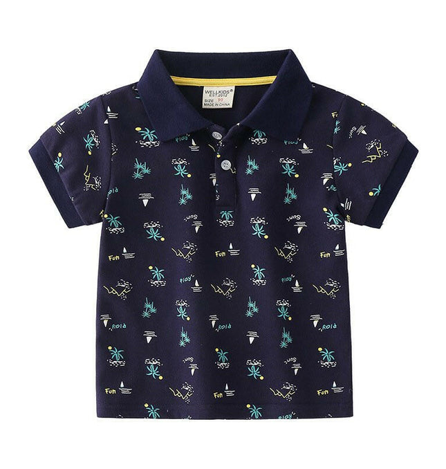 Summer Collection Cotton Short-Sleeved Boys Polo Shirt at €18.99