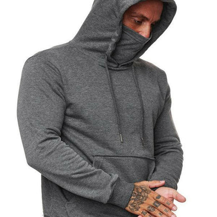 Sweatshirt Hooded Long Sleeve T-Shirt Men's Sweatshirt Mask at €42.99