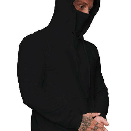 Sweatshirt Hooded Long Sleeve T-Shirt Men's Sweatshirt Mask at €42.99