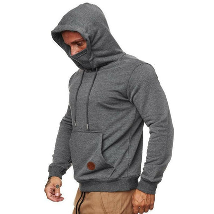 Sweatshirt Hooded Long Sleeve T-Shirt Men's Sweatshirt Mask at €42.99